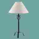 89969 The Renovators Supply 2 Black Wrought Iron Table Lamp 28 H 096962424565