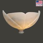 91986 The Renovators Supply Sconces Off White Alabaster Sconce 9 H 096962401771
