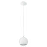 92357a Eglo Steel White Petto One Light Foyer Pendant 008606119196