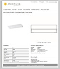98874s-15 Ambiance Glyde Led Under Cabinet Light