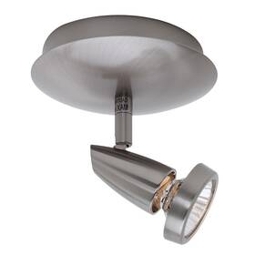 Access Lighting 641594016772 Mirage 1-light Brushed Steel Swivel Spotlight