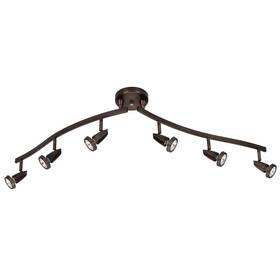 Access Lighting 641594211313 Mirage 6-light Bronze Led Spotlight Semi-flush Mount