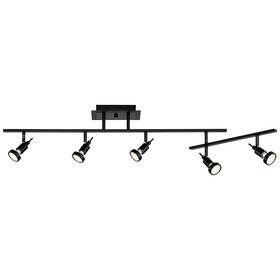 Access Lighting 641594234985 Viper 5-light Led Semi-flush Spotlight Black