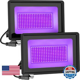Acenz B0cjv72kp8 Black Lights 2 Pack 300w Led Blacklight Flood Light Outdoor Plug Ip66