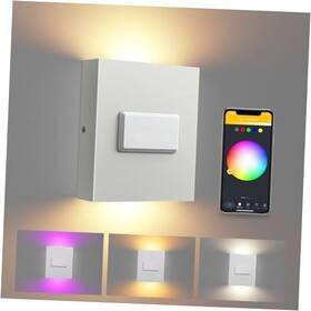 Adision Lighting Hk . Co. Limited 810185340040 Smart Outdoor Led Wall Lights For Porch And Patio 18w 1600lm Rgb Sconce