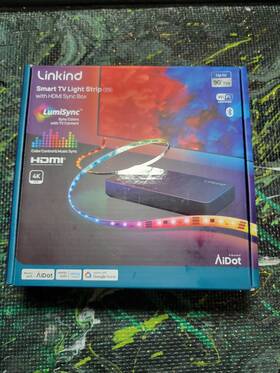 Ls0600106427 Aidot Linkind Smart Tv Light Strip Hdmi Sync Box Lumisync Wifi Multicolor App Voice