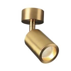 Aisilan Lighting 822361251156 Solid Copper Surface Mounted Angle Adjustable 7w-3000k Warm White Gold