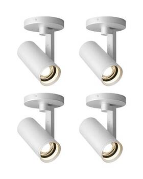 Ms010a Aisilan Lighting 4 Pack Led Zoomable Ceiling Spotlight 12w Dimmable Adjustable Beam