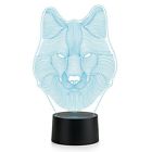 Akl003 Wolf Head Lamp Led Night Light Animal Table 191868793002