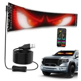 Diy0315 Aladdin Smart Travel 24 Inch Led Devil Eyes Light For Cars Truck Windshield Tailgate Flexible