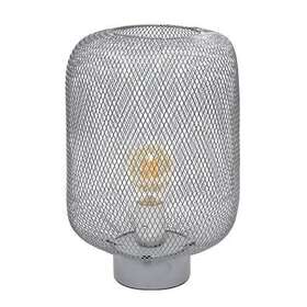 Lt1072-gry All The Rages Inc. Simple Designs Metal Mesh Industrial Table Lamp Gray