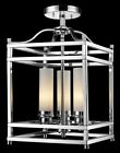 132371 Altadore Semi Id Flush Mount Three Lights Pendant