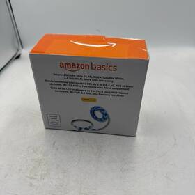 Amazon Basics 840324414769 Smart Led Light Strip 16.4ft Rgb Tunable White Alexa No Hub