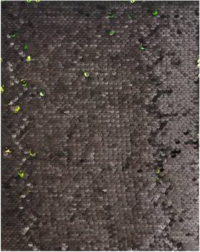 Ac368190 American Crafts 10 Pack - Flip Sequin Specialty Paper 8.5 Inch X11 -black And Green A