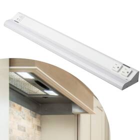 Ucr-5cct-24-wh American Lighting 24-inch Led Courant Undercabinet Light With Two Receptacles