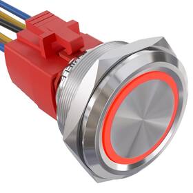 Gq30bf-11ez Apiele Gq30bf-11ez/s 30mm Latching Push Button Switch 12v Angel Eye Led Waterproof Red Gq30bf-11ez Apiele Gq30bf-11ez/s 30mm Latching Push Button Switch 12v Angel Eye Led Waterproof Red