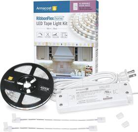 425502  Armacost Lighting Dimmable Bright White Led Tape Light Kit 4000k 5m 16.4