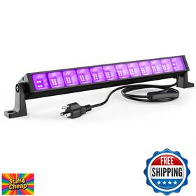 B0bcpz1zpr Atfoyer 40w Led Black Light Bar Party Halloween Body Paint Stage Lighting 484 Sq