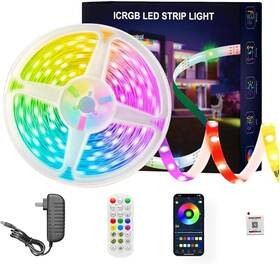 Yadinglbhc30m Athono Co. Ltd. 100 Ft 2 Rolls Of 50ft Ic Rgb Led Lights For Bedroom Music Sync Color