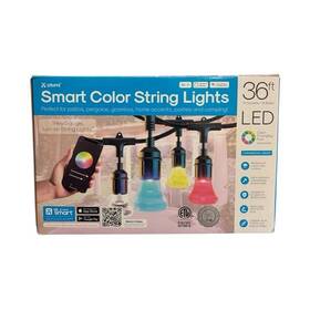 At1002 Atomi Smart Color String Lights 36ft Wifi Led Outdoor Patio App Control