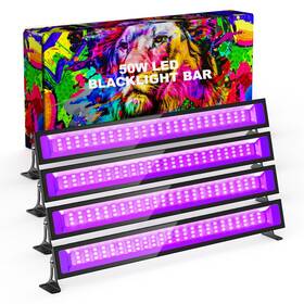 B0dd7cf7ct Aurohope 50w Led Black Light 385nm Uv Bar Plug Switch Ip66 Waterproof