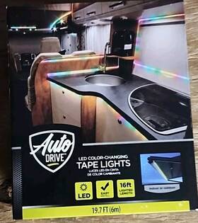 36218454 Autodrive Auto Drive 4216801 Color Changing Flexible Led Tape Lights 19.7ft/16ft No Remote