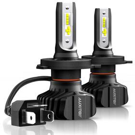 Auxitoxqh4p4w2 Auxito H4 9003 Hb2 Led Bulbs 700% Brightness 6500k Cool White Angle Adjusta
