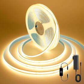 Au-01 Auziwe 16.4ft 2700k Warm White Cob Led Strip 24v Dimmable For Home Decor