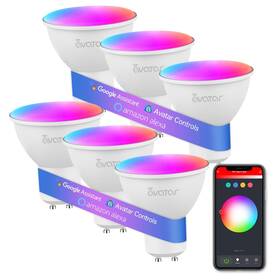 Als29l Avatar Controls 6 Pack Gu10 Smart Bulbs 5w Led Light Bulb Color Changing Dimmable Mu