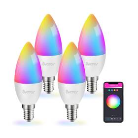 Awpme12p Avatar Controls 4 Pack E12 Smart Bulbs - Alexa Candelabra Light Bul... Fast Ship