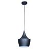 B6001 Bromi Design Berkley Black Single Light Pendant 700729017517