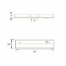 Ba-led10-27-sn Wac Lighting Ledme Led Under Cabinet Bar Light
