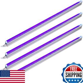 B074n26gjt Barrina Uv Led Blacklight Bar 22w 4ft T5 Integrated Bulb Black Light Fixture
