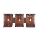 160b03ho Bath - " 22.75 Light Ore 160b03 Rain 22.75w . Varaluz Hammered