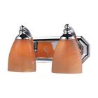 570-2c-sy Bathbar Elk Lighting Bulb - Vanity Polished 2 Chrome Light