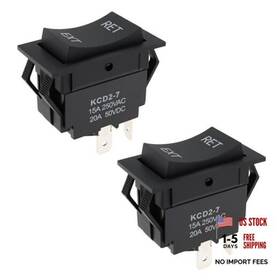 Kcd2-7 Be In Your Mind 479-vo 2pcs 4pin Momentary Rv Jack Rocker Switch 15a 250v For Tongue Kcd2-7 Be In Your Mind 479-vo 2pcs 4pin Momentary Rv Jack Rocker Switch 15a 250v For Tongue
