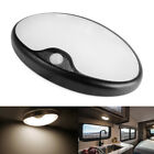 16048cw-blkx1 Black 12v Led Motion Sensor Light Rv Boat Ceiling Down Fixture Switch Ul