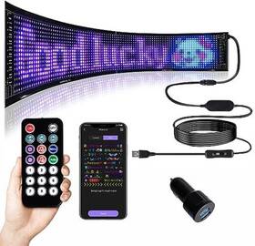 Blfeihap Hap-lmp-dcs1 Programmable Flexible Led Display Panel - Bluetooth And Usb Control Diy 5 Inch X27