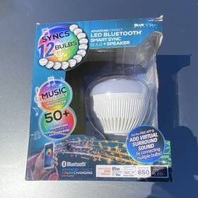 610105 Blue Sky Wireless Br30 Led 10w Multicolor Bluetooth Smart Bulb Speaker