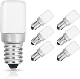 Bluex Bulbs 313057553529 6 Pack Led C7 S6 1.5w Night Light Day White 5000k 15 Watt