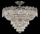 1485-hb-cl-mwp Brass Id 5 Semi Mount Cast Lights 62763 Flush Crystal