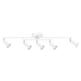 B0cqtg3dvh Bricosmocon White Track Lighting Kitchen Kit 5-way Modern Flexible Spot Ceiling Industrial