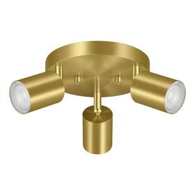 B0dfpxqjrh Bricosmocon 3 Light Track Lighting Fixtures Ceiling Gold Round Directional Spotligh