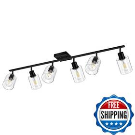 B0dg8k6f32 Bricosmocon Track Lighting Fixtures Ceiling 6-light Light Clear Glass