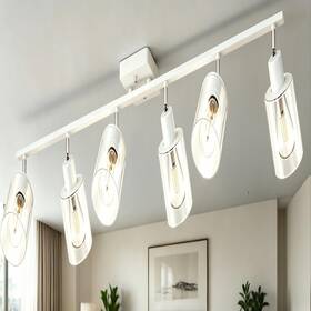 B0dg8kpvm2 Bricosmocon Track Lighting Fixtures Ceiling 6-light Light Clear Glass