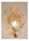 111520 Bronze Leaves Wall Natural Id Finish Sconce Autumn