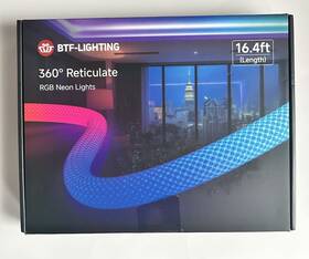 Ldn-003297 Btf-lighting 360 Reticulate Rgb Led Neon Light Strip Multicolor 16.4 Ft