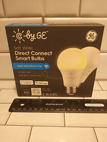 93128963 C By Ge Direct Connect Soft White A19 Smart Led Light Bulbs 2-pack Ships Free