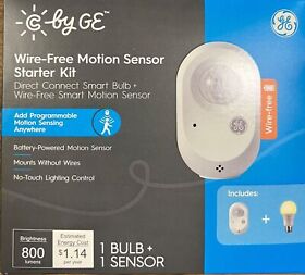 1039718 C By Ge Wire Free Motion Sensor Starter Kit-new In Box