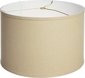 W9y-boc-sh-1348 Cal Lighting Drum Hardback Fabric Shade